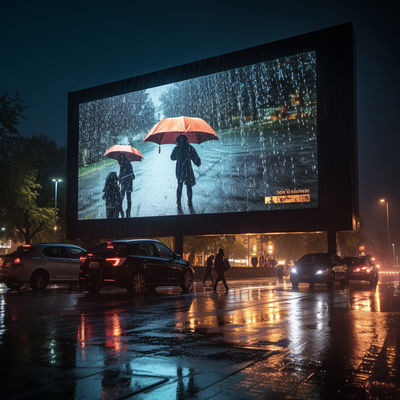 Запечатанный P5 наружный водонепроницаемый светодиодный дисплей 5500nit-8500nit Яркость