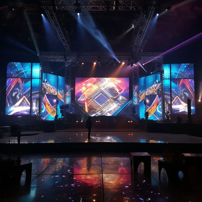 P6 LED Video Wall Rental For Events Противоморозный с разрешением 3840 x 2160