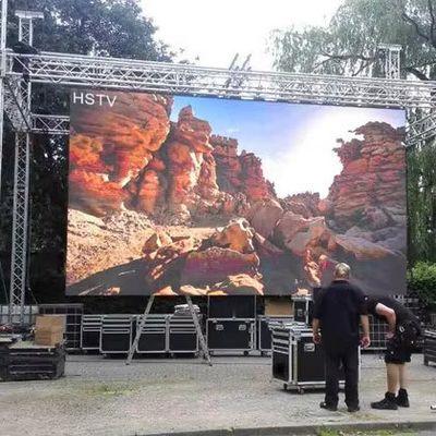 500*500 мм яркий наружный полноцветный светодиодный дисплей Прокат экрана 3,91 мм водонепроницаемый