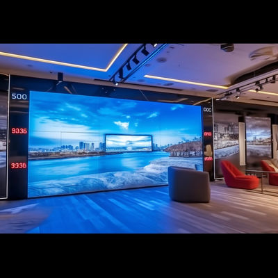 2.5mm Pixel Pitch Внутренний светодиодный дисплей с яркостью 800cd Высокое разрешение 16.7M Цветовая гамма