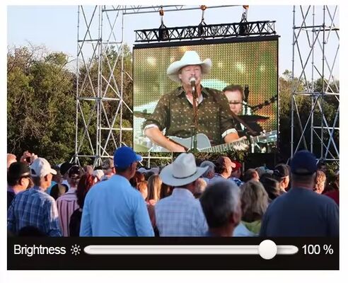 Светодиодная видеостена P3.91 P4.81 для наружного применения, водонепроницаемая по стандарту IP65, с частотой обновления 1920 Гц - 3840 Гц и корпусом из литого алюминия