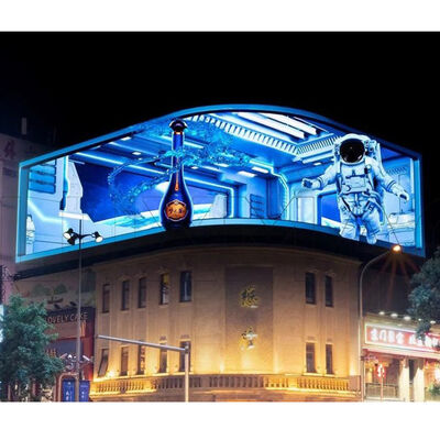 Высокояркий уличный светодиодный экран с водонепроницаемостью IP65, частотой обновления 1920 Гц-3840 Гц и сроком службы 100000 часов