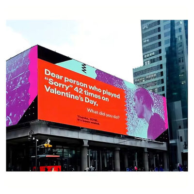 IP65 водонепроницаемый наружный светодиодный дисплей с яркостью 4000-5500 cd / m2 и продолжительностью жизни 100000 часов для рекламы