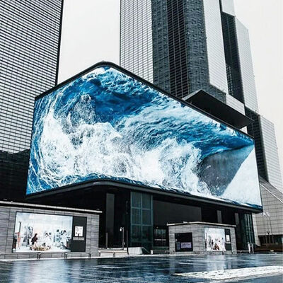 Водонепроницаемый светодиодный экран IP65 с яркостью 4500-5500 кд/м² и частотой обновления 3840-7680 Гц для наружной рекламы