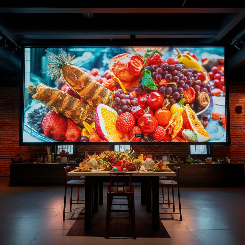 2.976 Pixel Pitch Indoor LED Display Screen с алюминиевым шкафчиком и 100000 лет жизнедеятельности