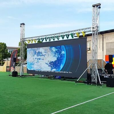 Durable Outdoor P3.91 Rental LED Display with High Contrast and Adjustable Angle System for Stage Productions