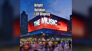 Яркий уличный светодиодный экран 3000кд/м2 P4.81