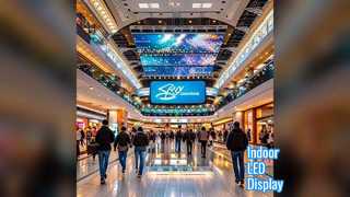 Внутренний светодиодный экран P2 с потолочным креплением