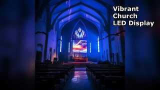 Светодиодный дисплей для церкви, 16,7 млн ​​цветов P2.976